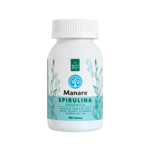 ESPIRULINA ORGANICA 180 TABLETAS MANARE