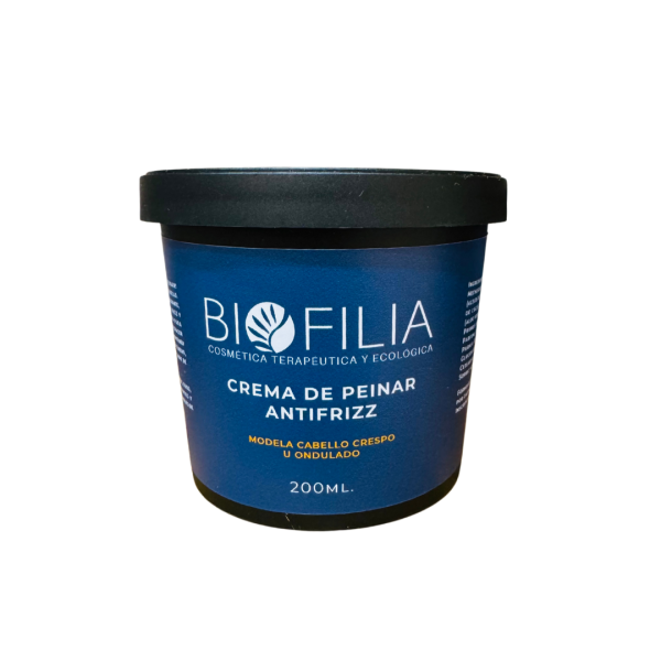 CREMA DE PEINAR ANTIFRIZZ, BIOFILIA 200 ml