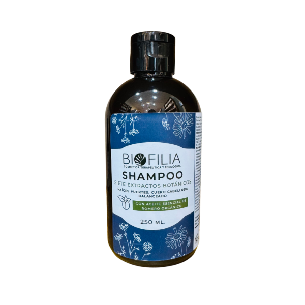 SHAMPOO 7 EXTRACTOS, BIOFILIA 250 ml