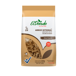 PASTA ARROZ INTEGRAL MINI FUSILLI, EL DORADO 250 g
