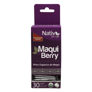 MAQUI ORGANICO EN POLVO NATIV FOR LIFE 30 SACHET
