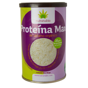 PROTEÍNA DE CÁÑAMO ORGÁNICO 70%, NUTRANABIS – 150 g
