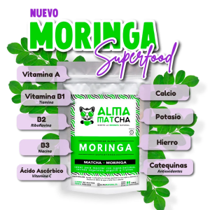 MORINGA MATCHA SUPERFOOD ALMA 90 g