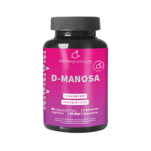 D – MANOSA + CRANBERRIES + PROBIOTICOS ORTOMOLECULAR 30 CAPSULAS