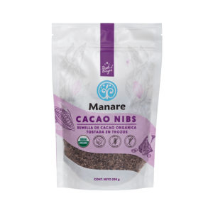 CACAO NIBS ORGÁNICO, MANARE – 200 g