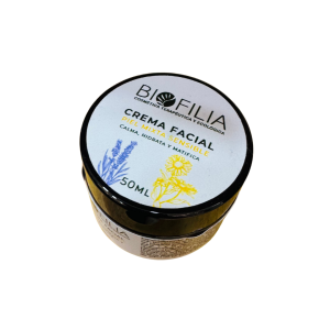 CREMA FACIAL PIEL SENSIBLE, BIOFILIA 50 ml