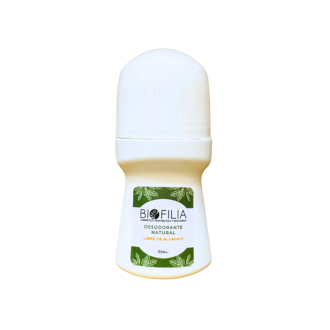 DESODORANTE NATURAL LIBRE DE ALUMINIOS, BIOFILIA 50 ml