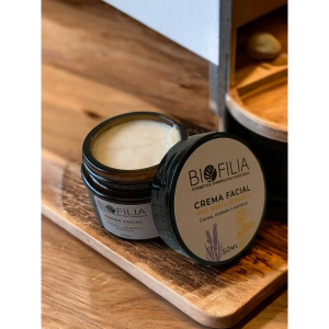 CREMA FACIAL PIEL SENSIBLE, BIOFILIA 50 ml