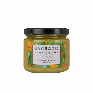DIPS ALCACHOFA Y ESPINACA 180 G SAGRADO