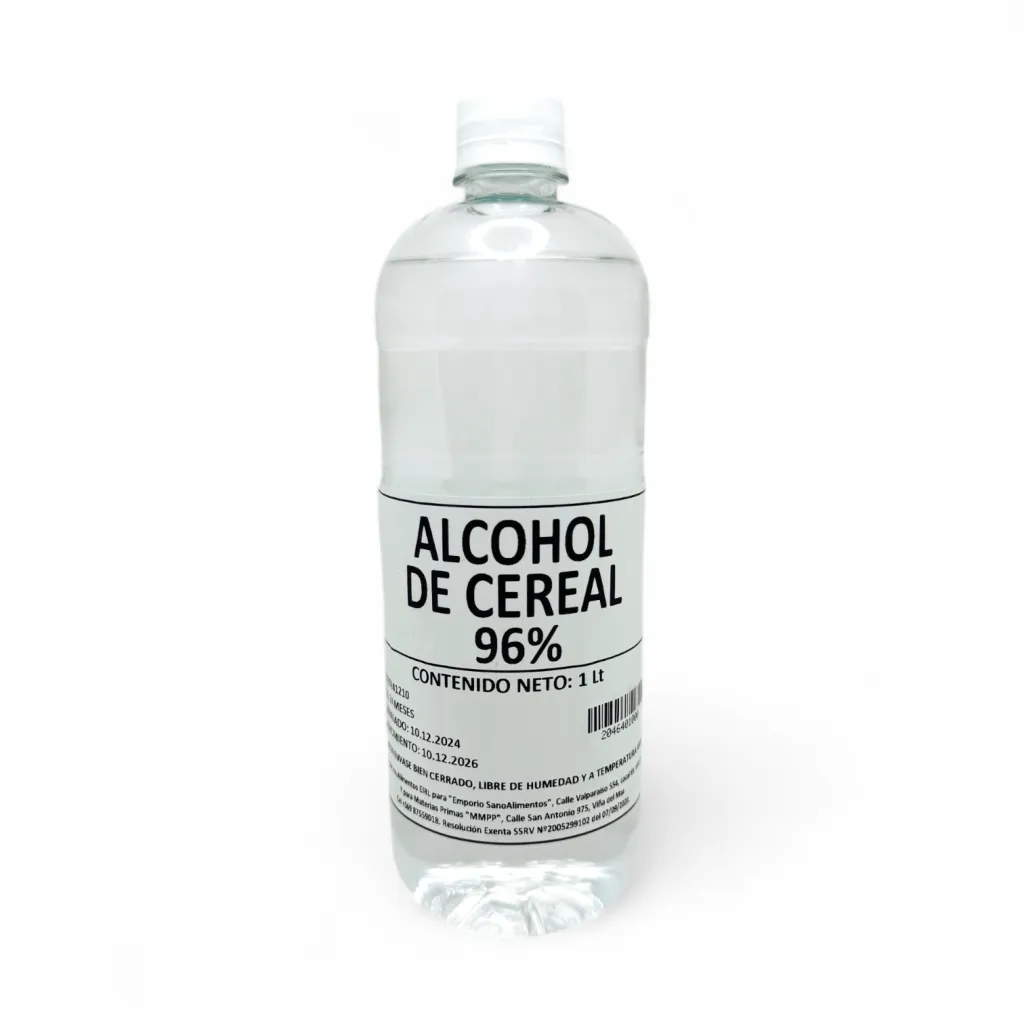 ALCOHOL DE CEREAL 96% - 1 Lt