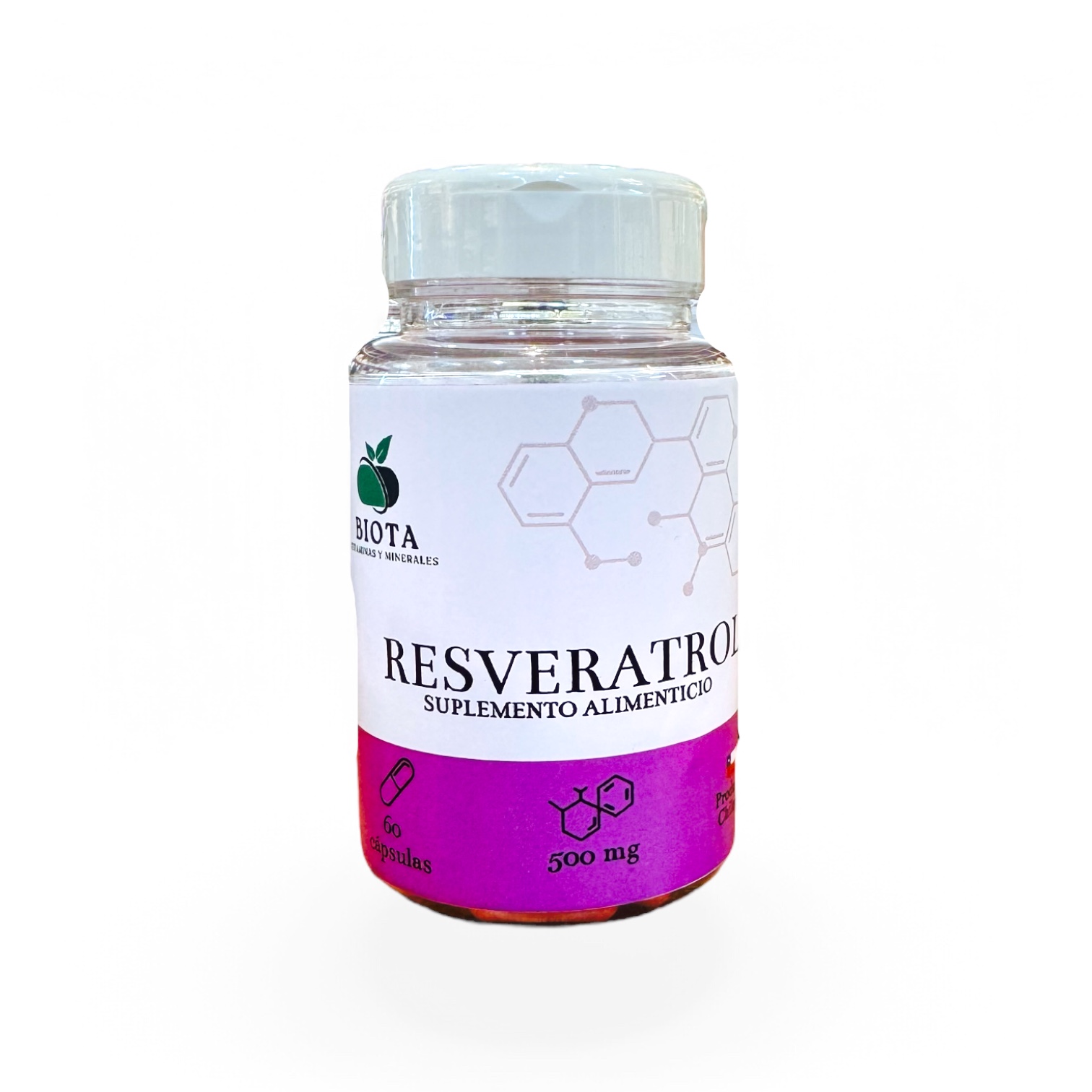 RESVERATROL CÁPSULAS 500 mg BIOTA
