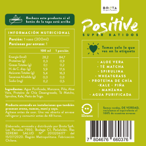 JUGO DETOX POSITIVE 300 CC