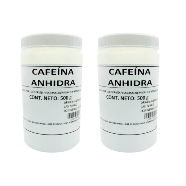 PACK CAFEÍNA ANHIDRA - 2 x 500g