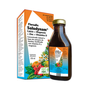 SALUDYNAM + CALCIO + MAGNESIO + ZINC + VIT D 250 ML SALUS