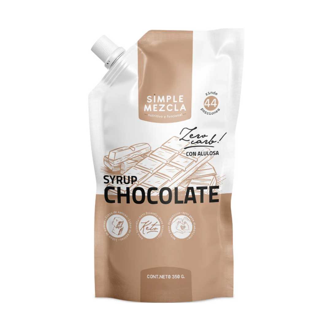 SYRUP ZERO CARBS CHOCOLATE SIMPLE MEZCLA