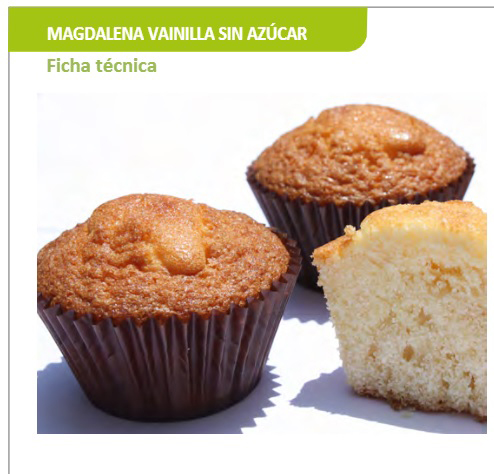 MAGDALENA VAINILLA SIN GLUTEN SIN AZUCAR SIN LACTOSA SNACK ADVENTURE