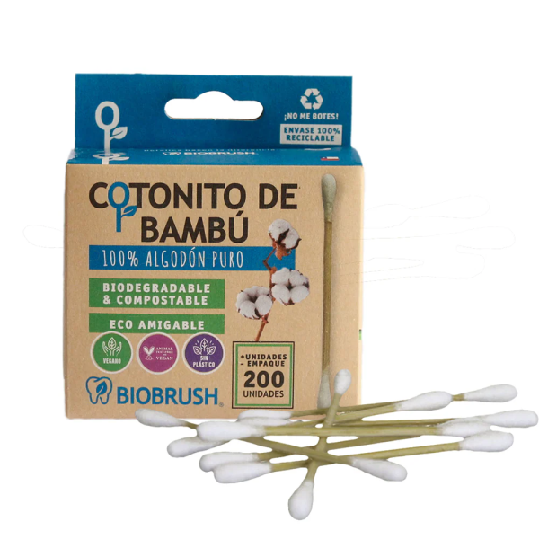 COTONITOS DE BAMBÚ 200 UN BIOBRUSH