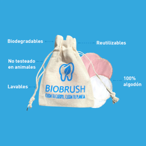 PÉTALOS DESMAQUILLANTES REUTILIZABLES 4 UN BIOBRUSH