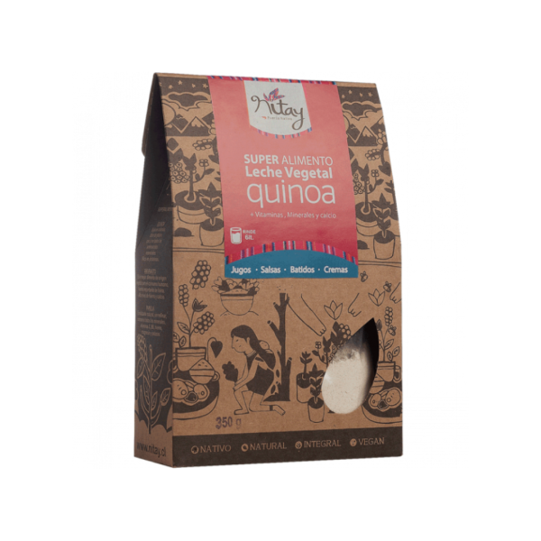 LECHE POLVO VEGETAL QUINOA NITAY 350g