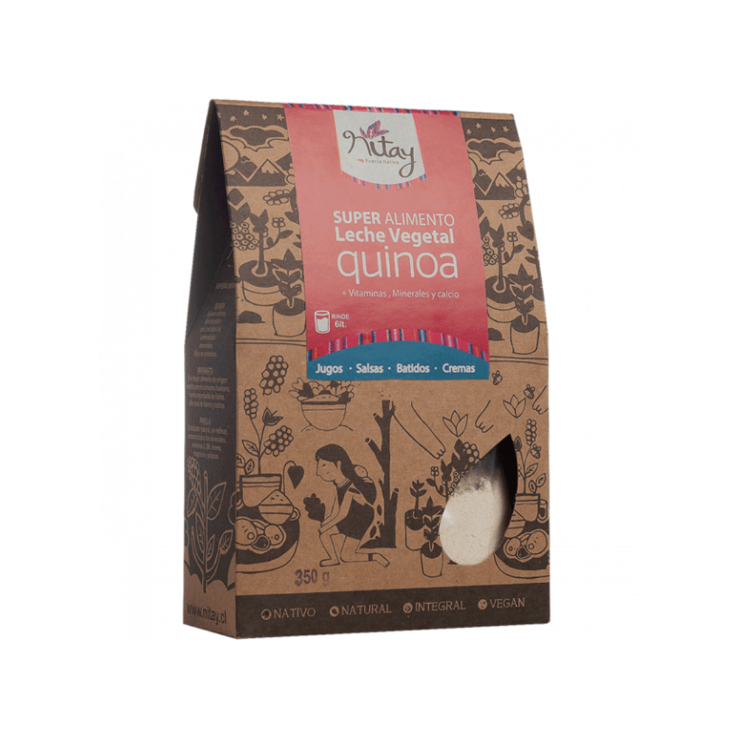LECHE POLVO VEGETAL QUINOA NITAY 350g