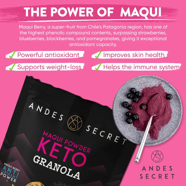 GRANOLA KETO MAQUI ANDES SECRET 312 g