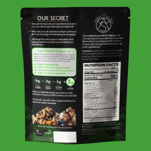 GRANOLA KETO MATCHA ANDES SECRET 312 g
