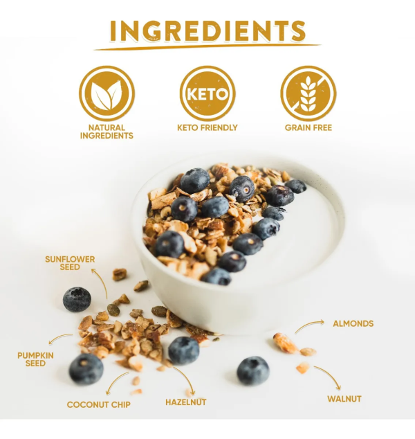GRANOLA KETO TRADICIONAL ANDES SECRET 312 g