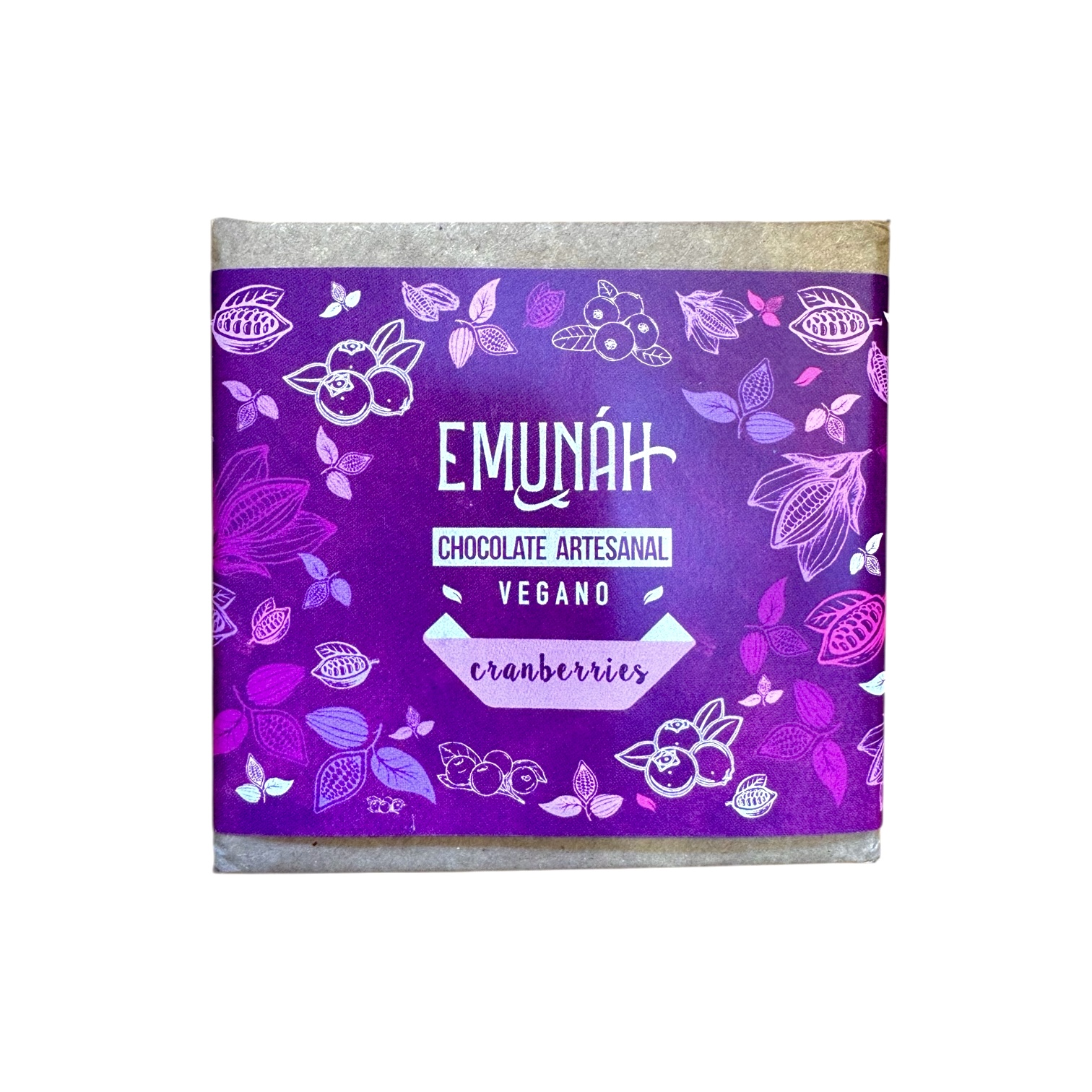 BARRA CHOCOLATE GOURMET CRAMBERRIES LAS NEGRAS 65g