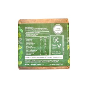 BARRA CHOCOLATE GOURMET ALMENDRAS LAS NEGRAS 65g