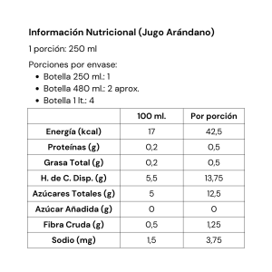 JUGO ARÁNDANO BERRYSUR 480 ML