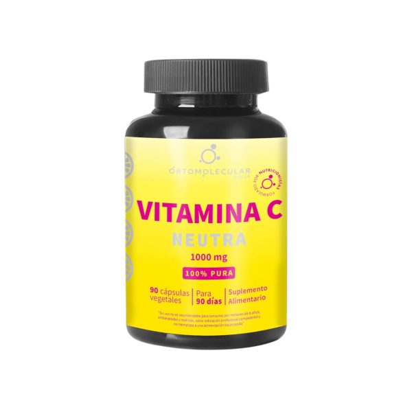 VITAMINA C NEUTRA - 1.000 mg ORTOMOLECULAR 90 CÁPSULAS