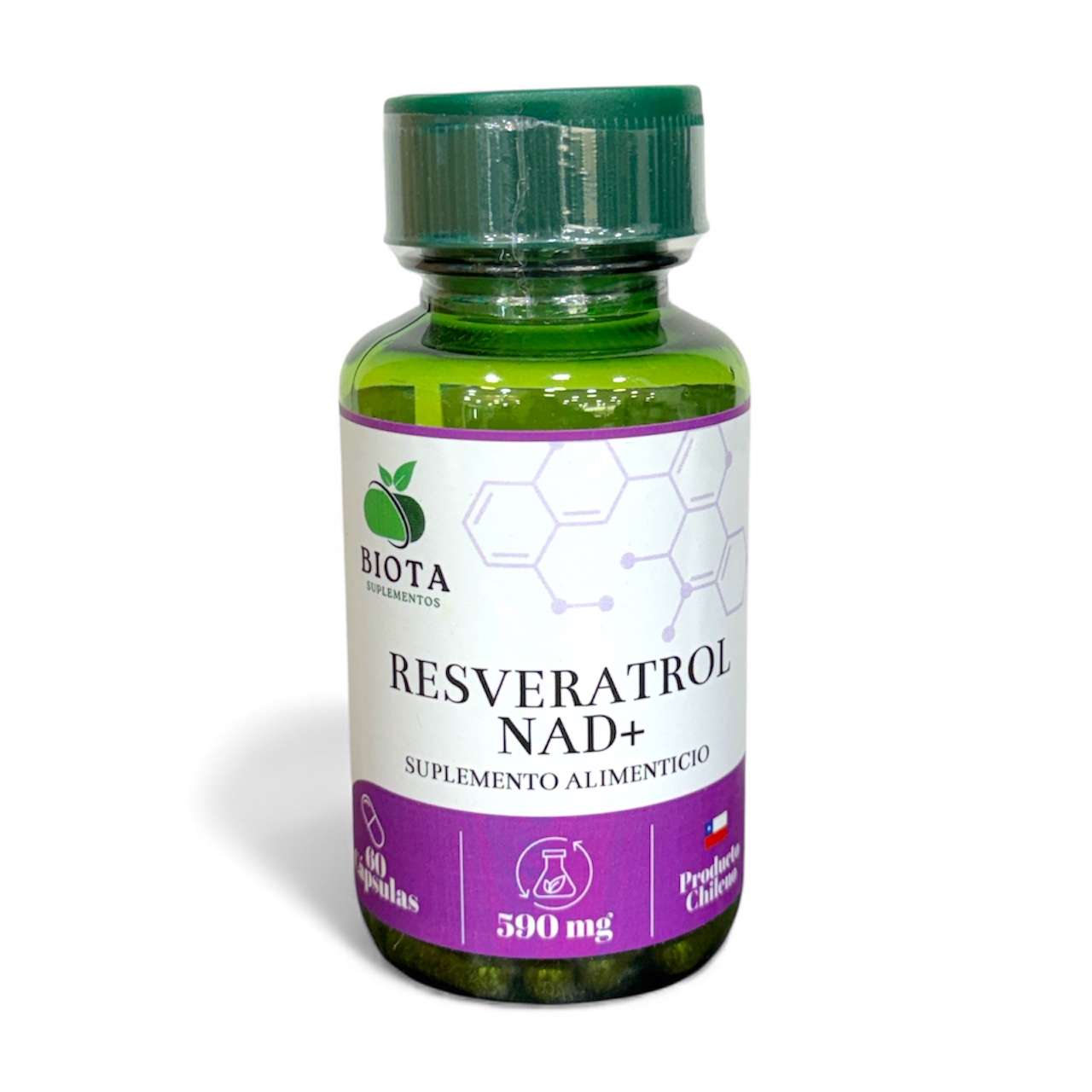 RESVERATROL + NAD 60 CÁPSULAS DE 590 g BIOTA