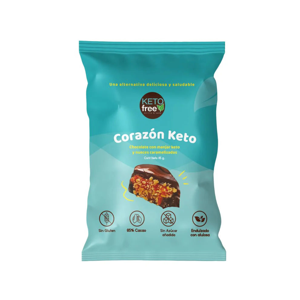 CORAZÓN KETO MANJAR NUEZ KETOFREE