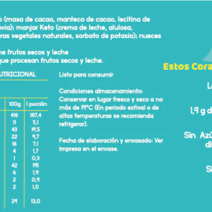 CORAZÓN KETO MANJAR NUEZ KETOFREE