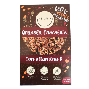 GRANOLA CON CHOCOLATE Y VITAMINA D B-JAPI 300 g