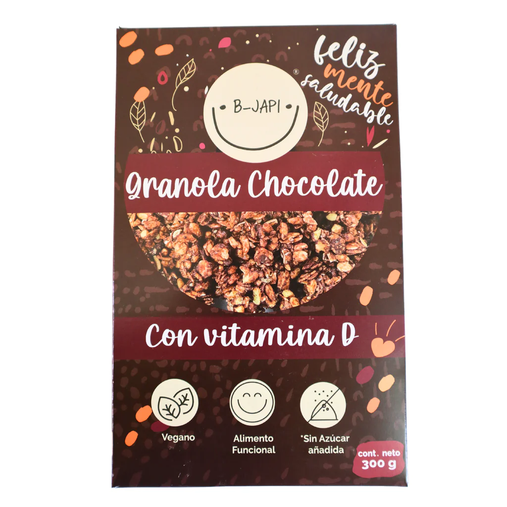 GRANOLA CON CHOCOLATE Y VITAMINA D B-JAPI 300 g