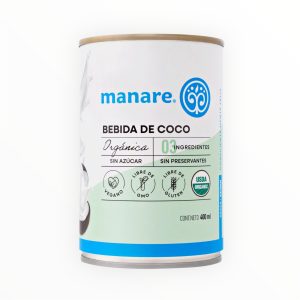 BEBIDA DE COCO ORGÁNICA MANARE 400 g