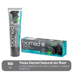 PASTA DENTAL S/FLUOR BLANQUEADORA BIOMED CHARCOAL 100 g