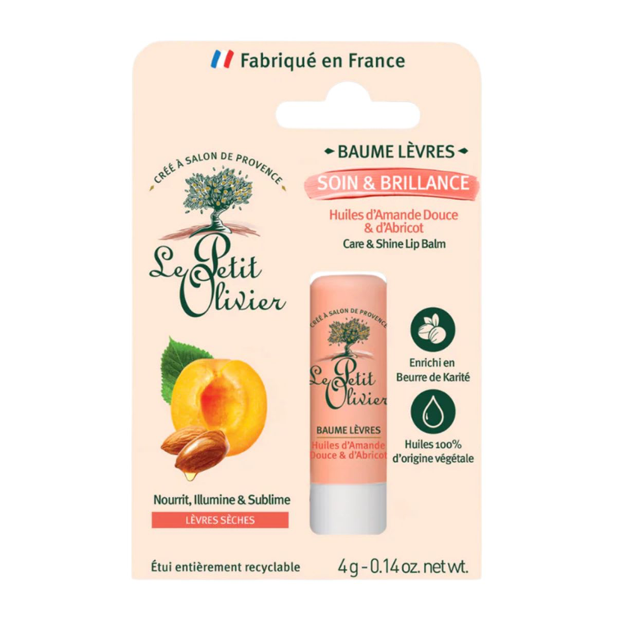 BÁLSAMO DE LABIOS CON ACEITE DE ARGÁN ALMENDRAS Y DAMASCO LE PETIT BÁLSAMO DE LABIOS CON ACEITE DE ARGÁN ALMENDRAS Y DAMASCO LE PETIT