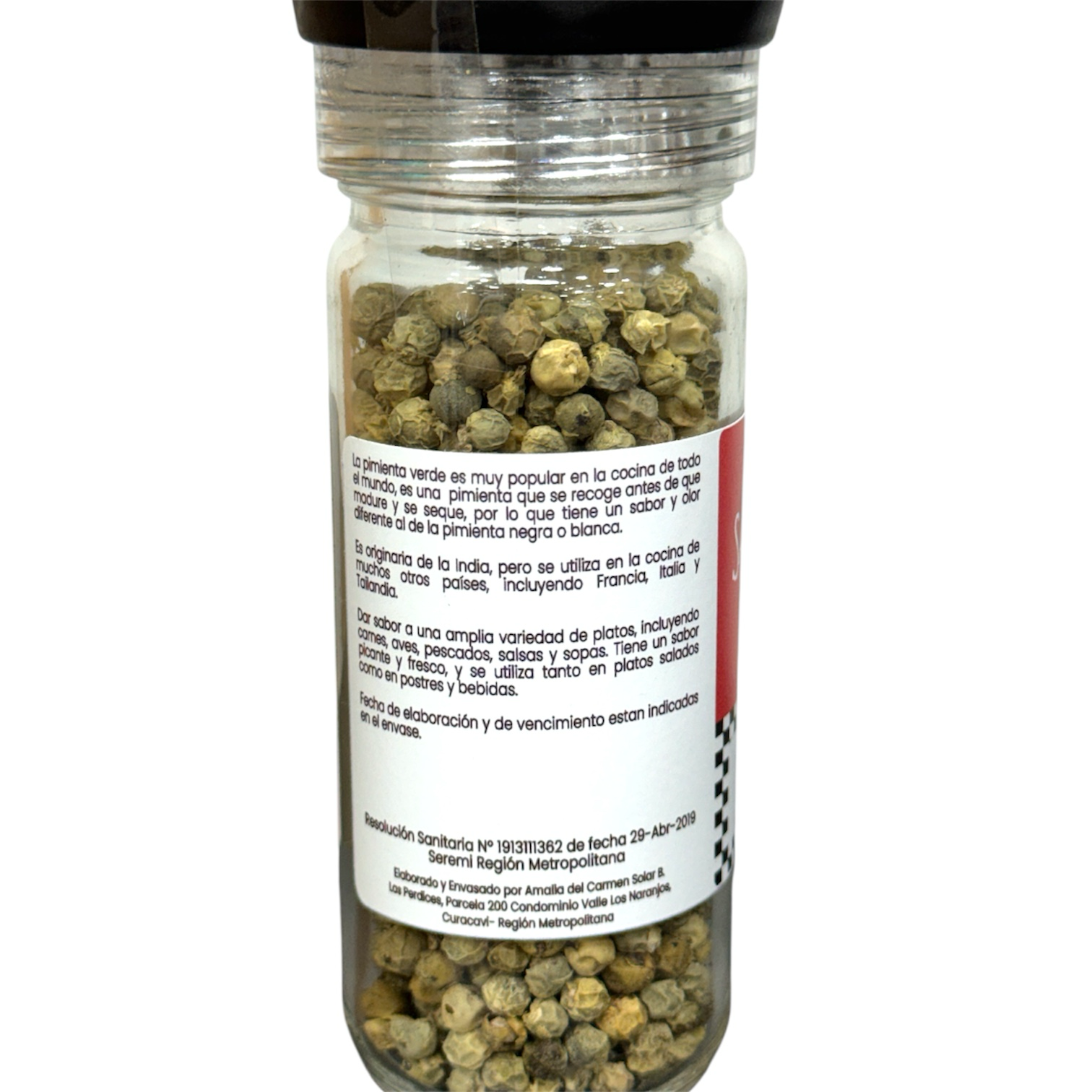 PIMIENTA VERDE SABORE MIO 50 g PIMIENTA VERDE SABORE MIO 50 g