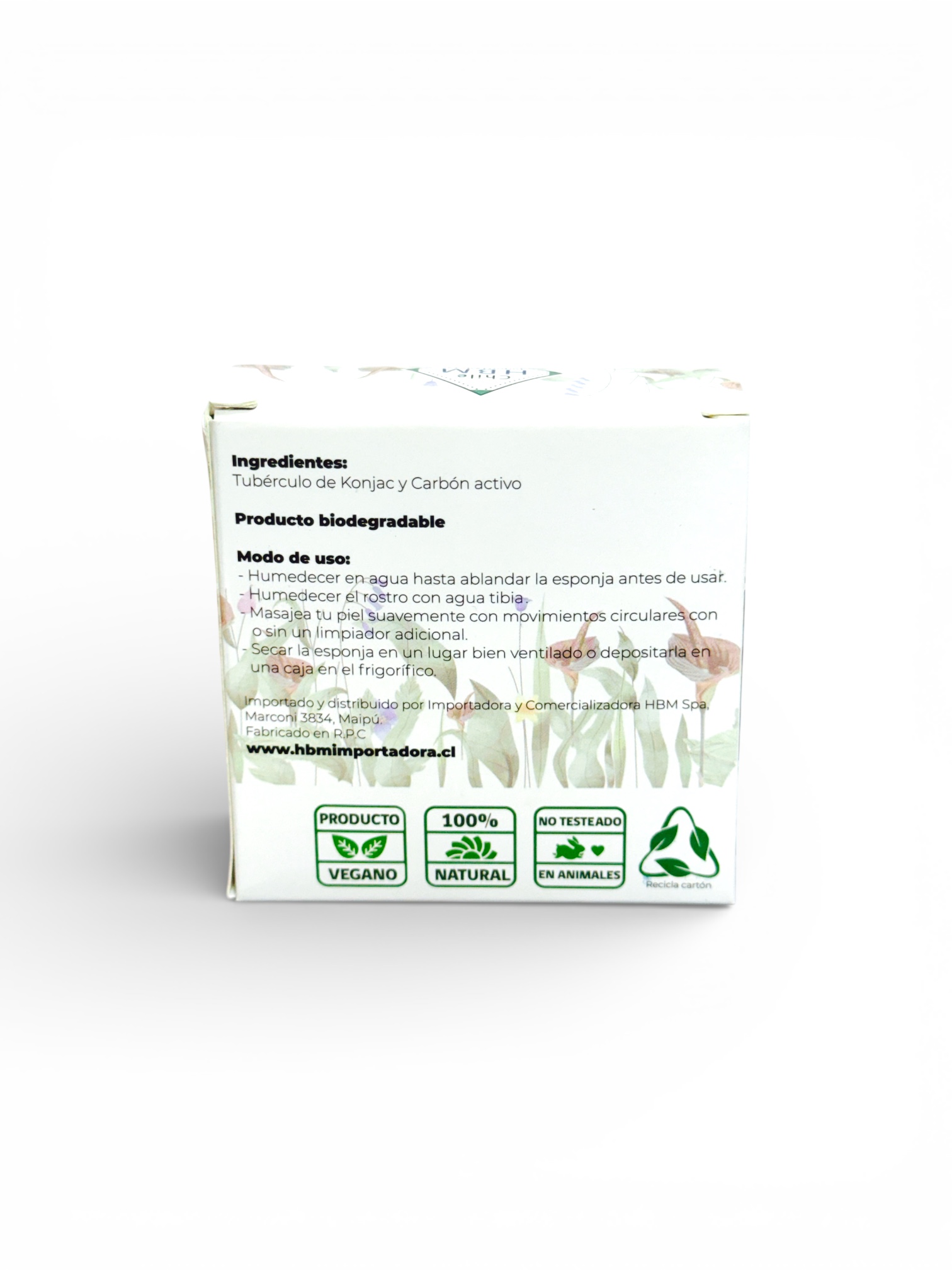 ESPONJA FACIAL DE KONJAC Y CARBON ACTIVADO ESPONJA FACIAL DE KONJAC Y CARBON ACTIVADO