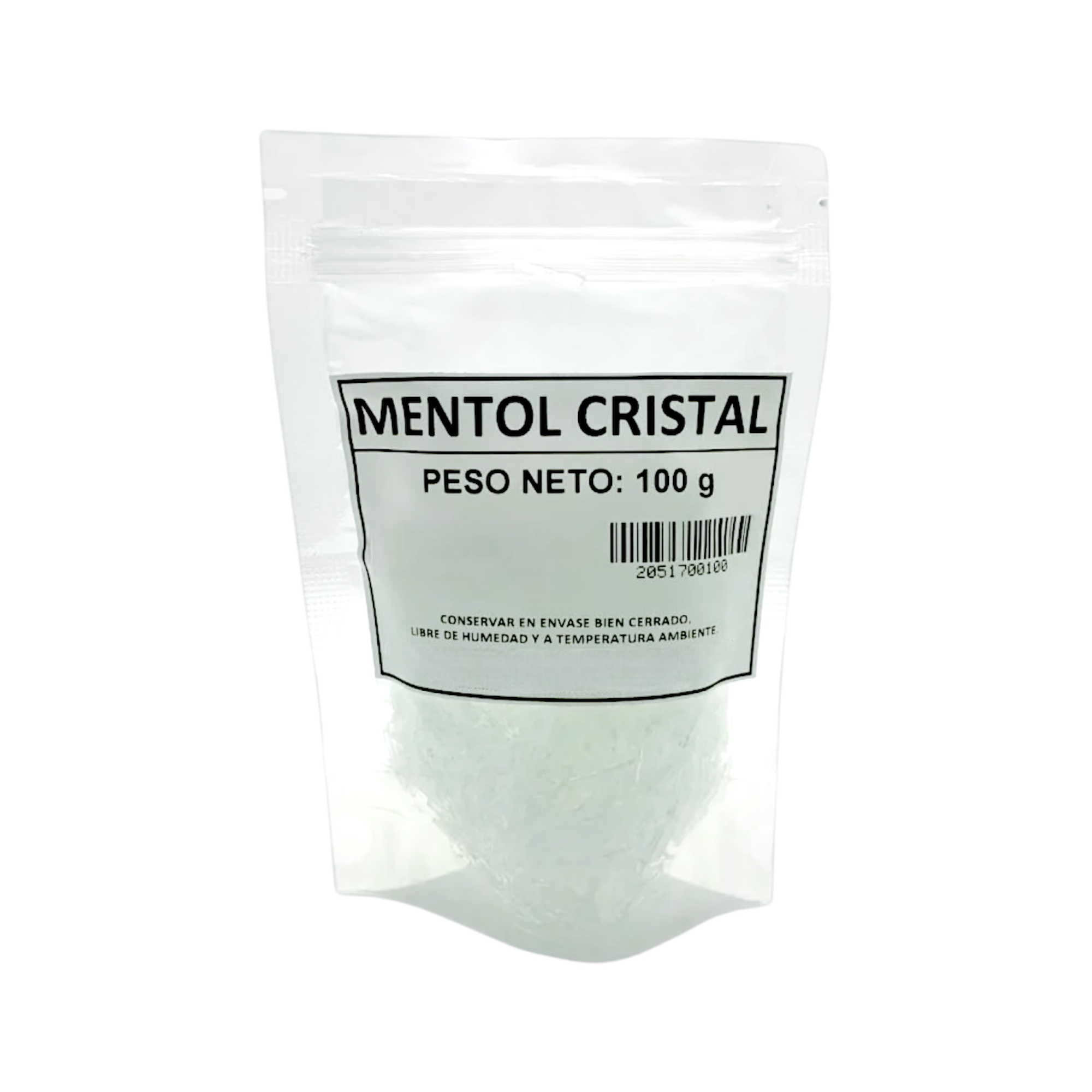 MENTOL CRISTAL NATURAL - 100 g
