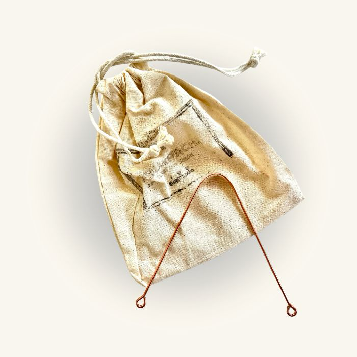 RASPADOR LINGUAL DE COBRE AYURPACHA