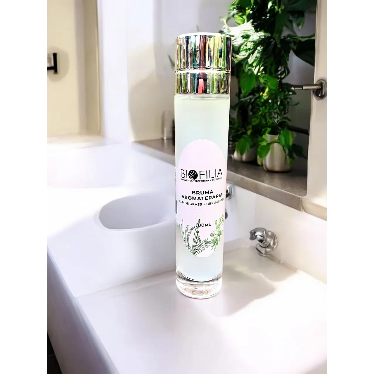 BRUMA AROMATICA VERBENA BERGAMOTA LEMONGRASS 100 ML BIOFILIA