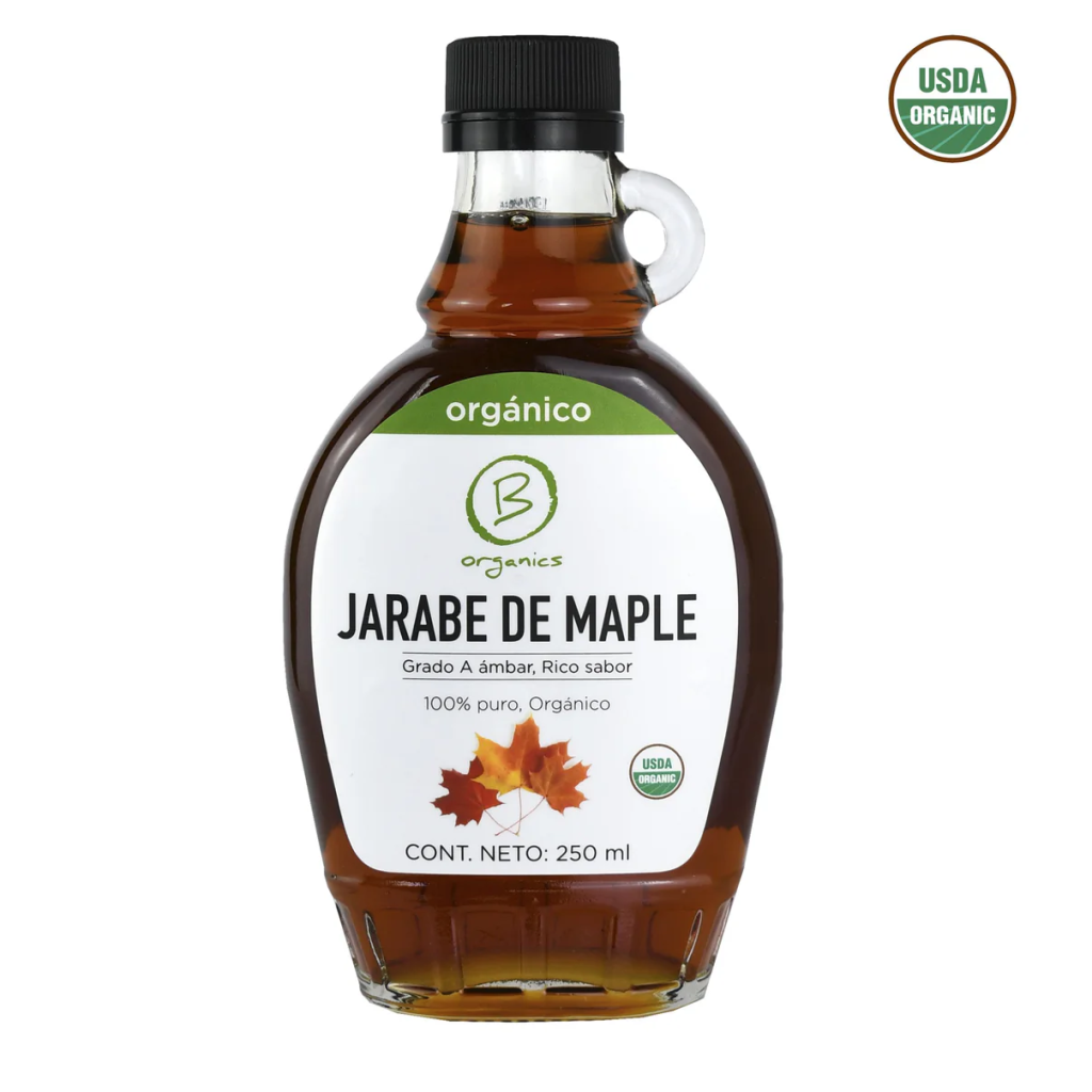 JARABE ORGÁNICO DE MAPLES BE ORGANICS 250 ML