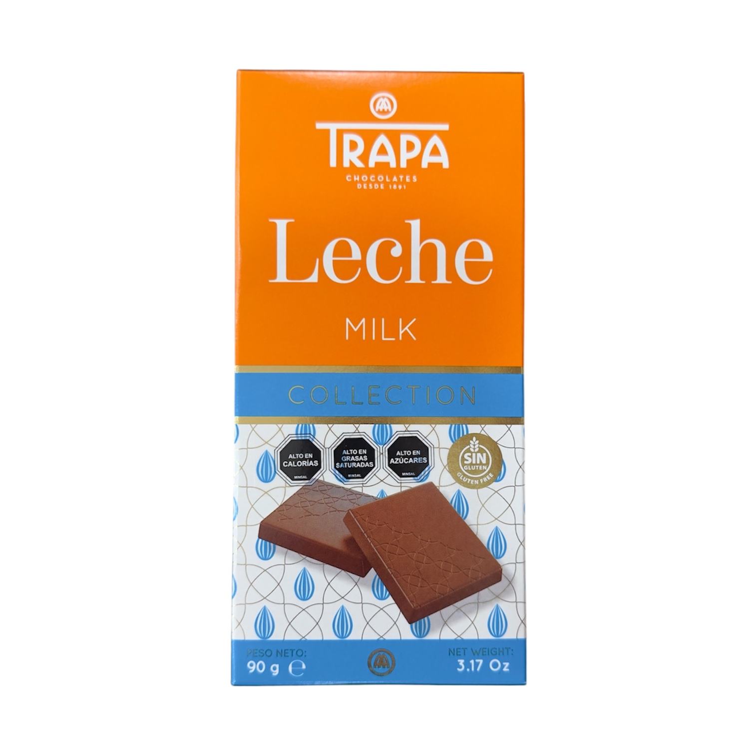 CHOCOLATE COLLECTION MILK SIN GLUTEN 90 g