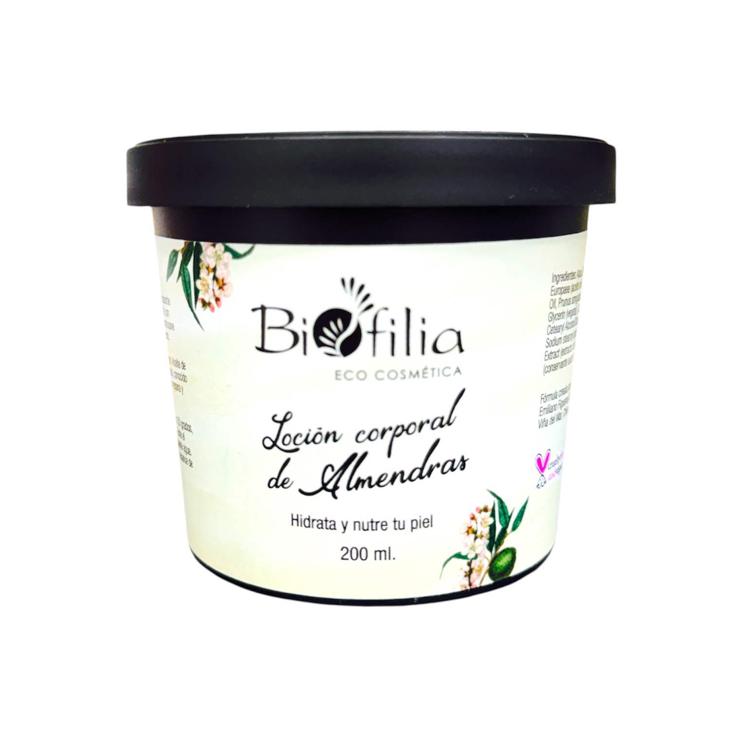 LOCIÓN CORPORAL DE ALMENDRA BIOFILIA 200 ml