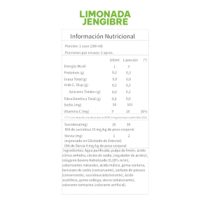 JUGO NATURAL LIMONADA JENGIBRE + COLÁGENO LATA 473cc