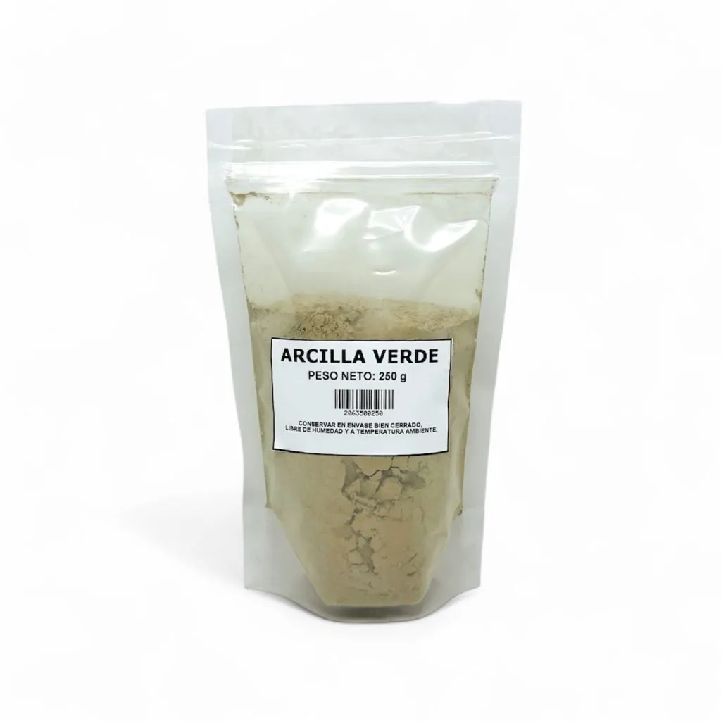 ARCILLA VERDE (BENTONITA NATURAL) - 250 g