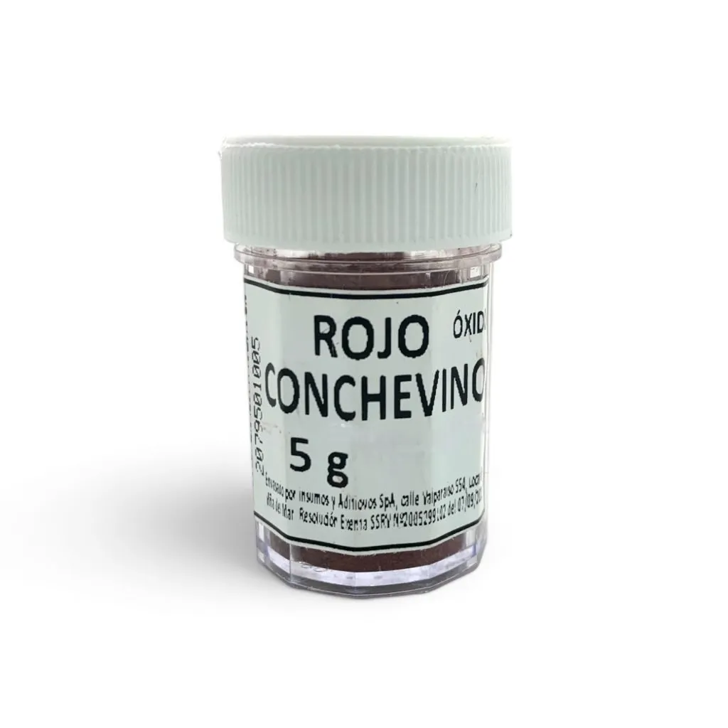 PIGMENTO ROJO CONCHEVINO (ÓXIDO) - 5 g